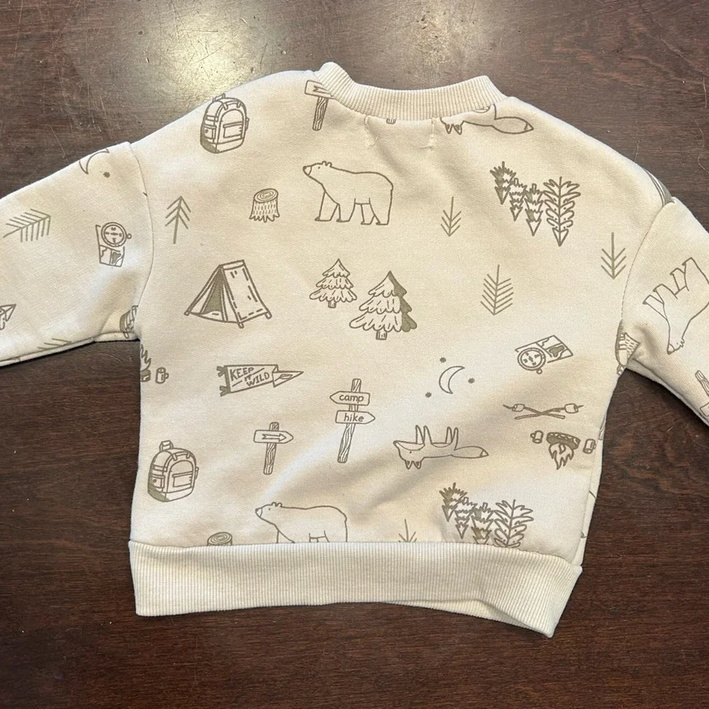 Wild Adventure Kids Sweatshirt - Beige - Picture 4 of 4